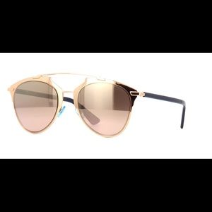 Dior Reflected Sunglasses (3210R) rose gold navy